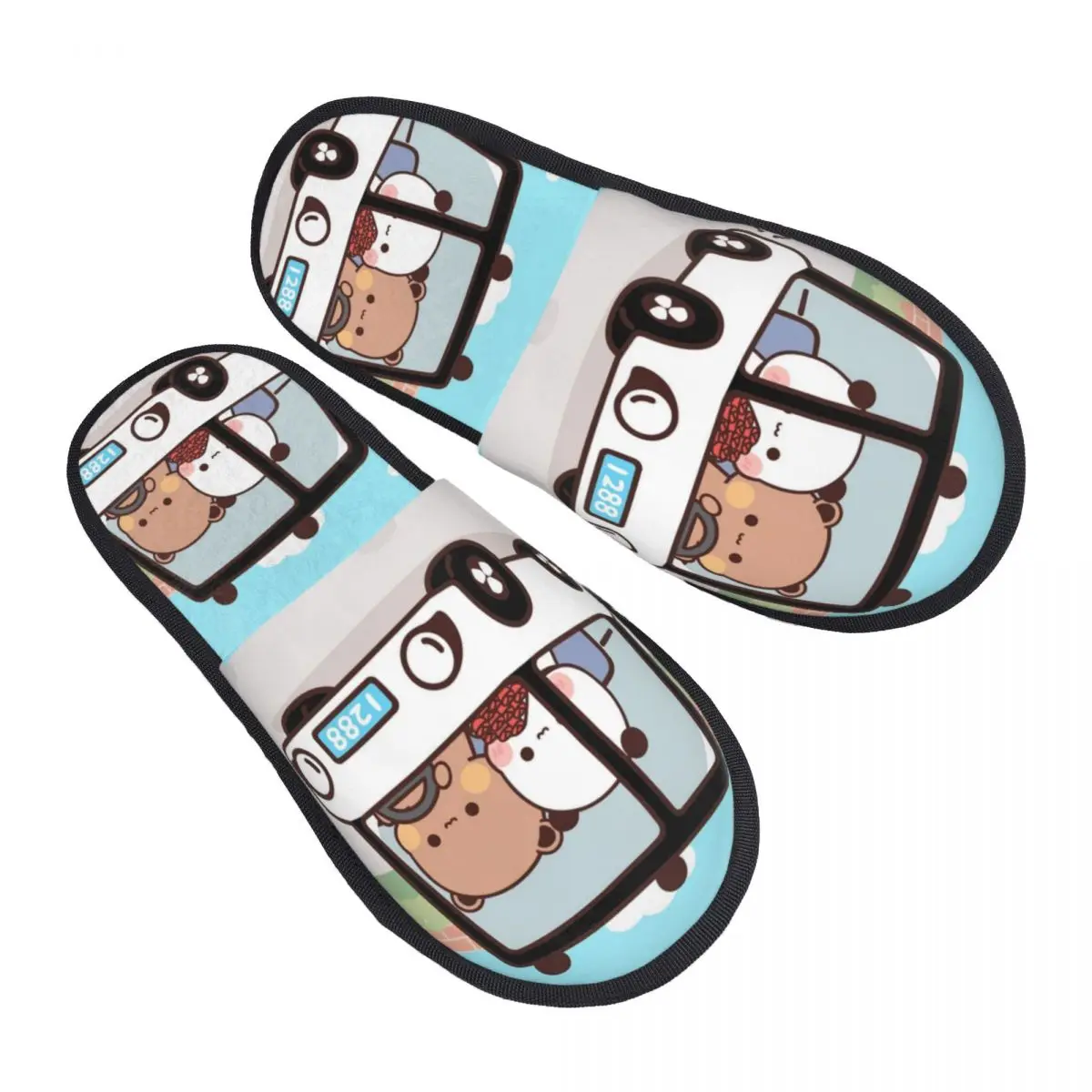 

Custom Driving Bubu And Dudu House Slippers Women Comfy Memory Foam Slip On Hotel Slipper Shoes