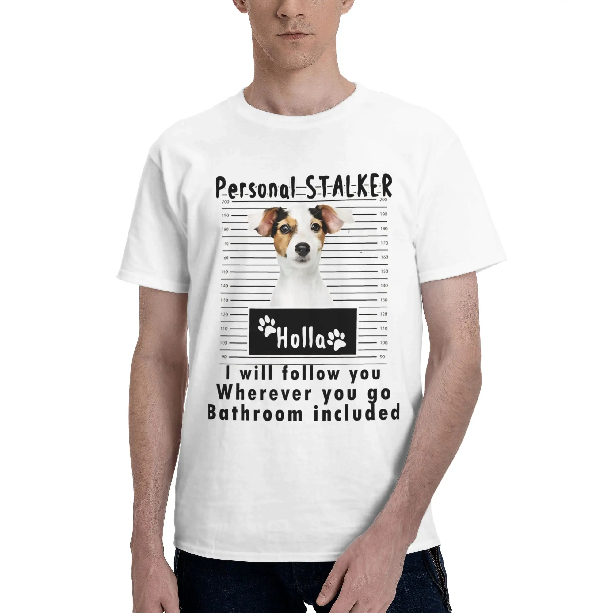 Maltese Personal Stalker I Will Follow You Wherever You Go Accessories Men Women T Shirt Pure Cotton Tee Printed T-shirt Clothes