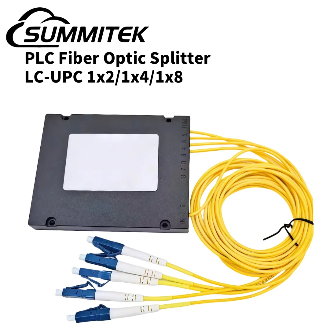 

SUMMITEK FTTH Fiber Optic Splitter LC UPC 1X2 1X4 1X8 Splitter with ABS Box Single Mode Computer Accessories