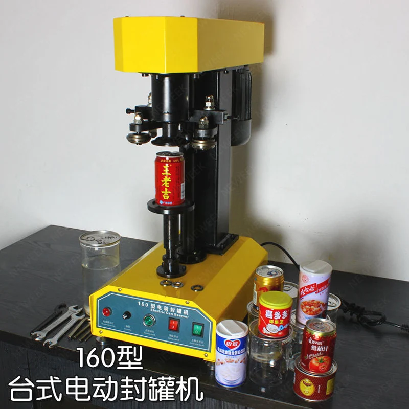 Pop Can Closing Machine Aluminum Pet Tin  Canning Machine Food Can Sealing