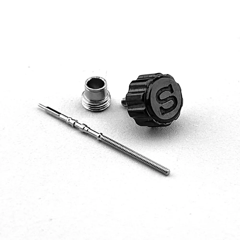 Einschraubbares GMT-Tauchergehäuse, silberne Krone, Ersatz-Uhrenkrone, keine „S“-Gravur und mit eingraviertem „S“, passend für NH34 NH35 NH36 Uhrwerke. – Detail 10