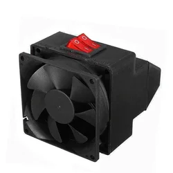 12V/24V 300W kış araba elektrikli isıtıcı isıtma Fan pencere buz çözücü Demister araç için taşınabilir sıcaklık kontrol cihazı