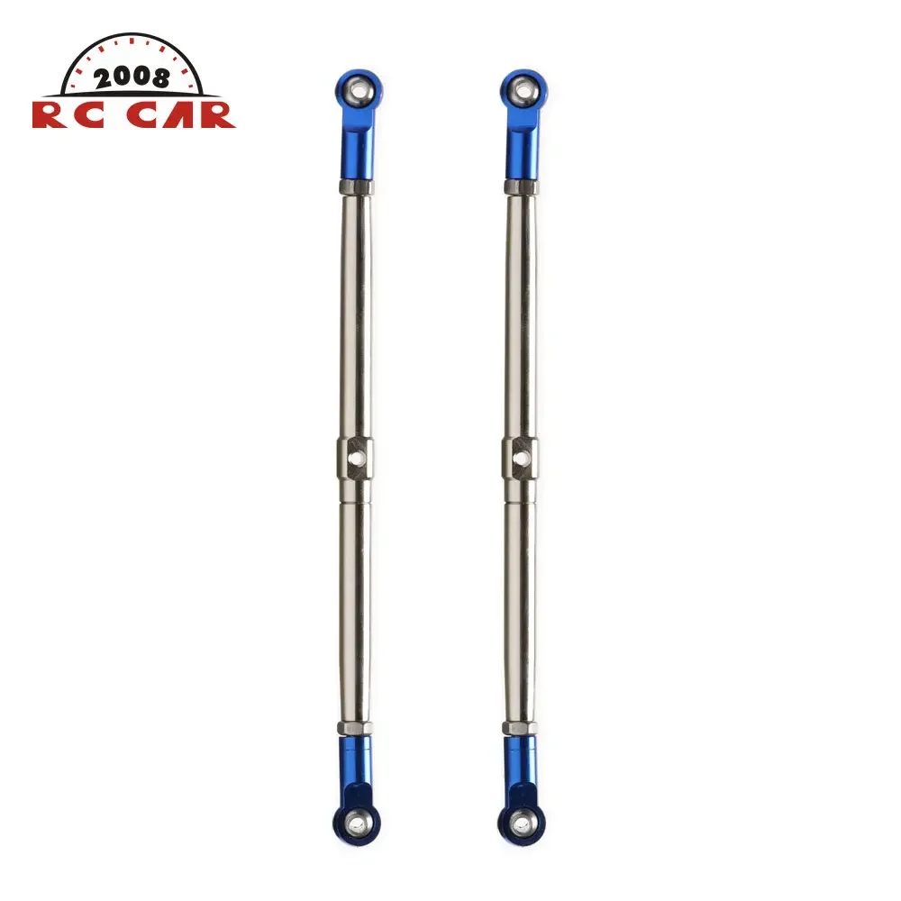 

7MM Thicker 150MM LOS234003 Stainless Steel Rear Suspension Upper Links For Losi Race 1/10 Baja Rey Rock Desert Truck NEW ENRON