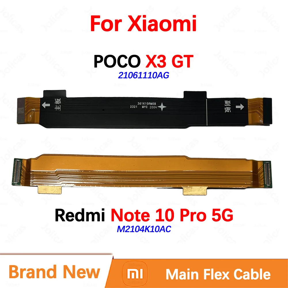 

100% новый оригинальный основной гибкий кабель для Xiaomi Poco X3 GT, соединительный кабель для материнской платы, замена материнской платы для Redmi Note 10 Pro 5G