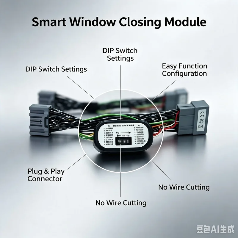 Civic Accord Odyssey CR‑V Automatic Window Closing Module, Compatible with LHD Left‑Hand Drive Vehicles