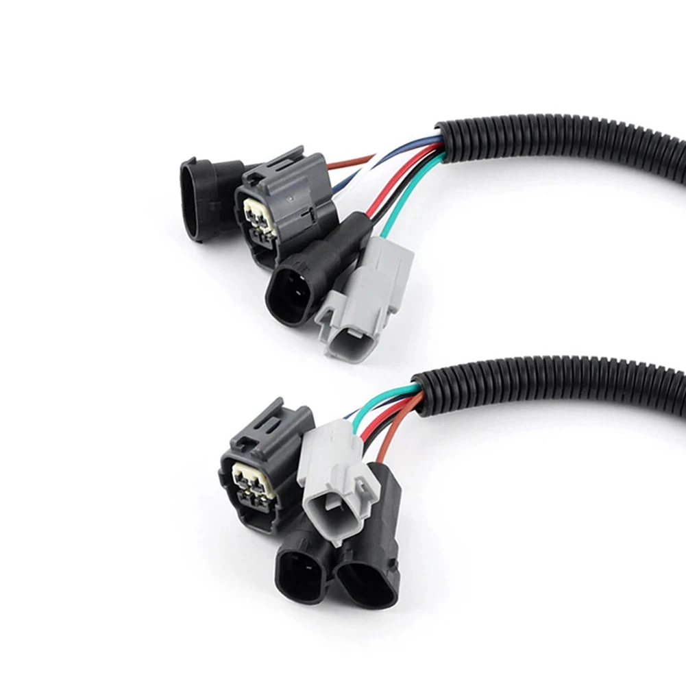 Conversion Harness LED Harness Adapter Easy Installation Replaces Broken Or Damaged Harness Left And Right Placement 5