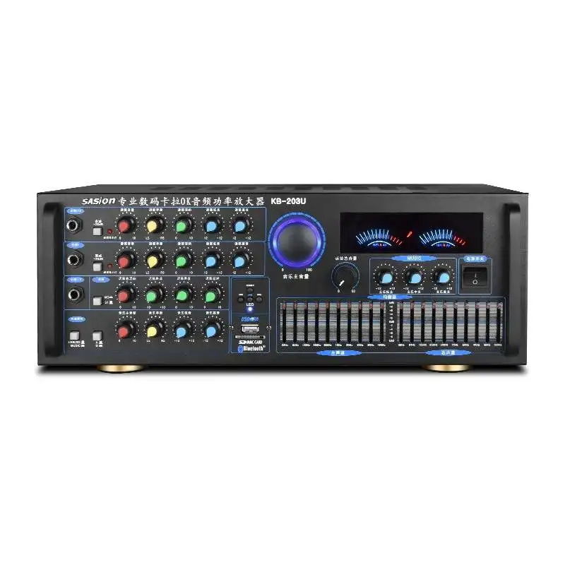 LED Display Digital Audio Mixer Equalizer Sound System Amplifier Module