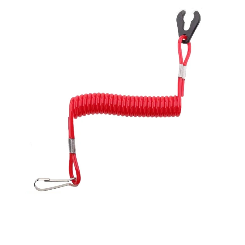 

1PC Universal Boat Engine Kill Stop Switch Emergency Stop Switch Safety Lanyard Rope For Motorboat And Outboard Motors