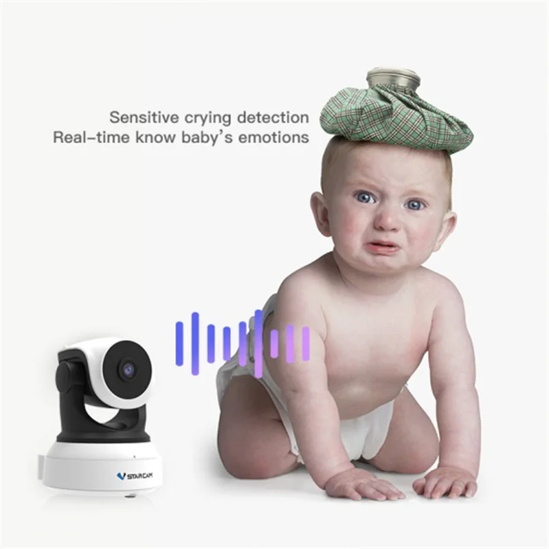 Vstarcam K24 Baby Monitor Wifi 2 Way Audio Smart baby Monitor Holder Detection IP Wireless Home Security Monitor Camera for Baby