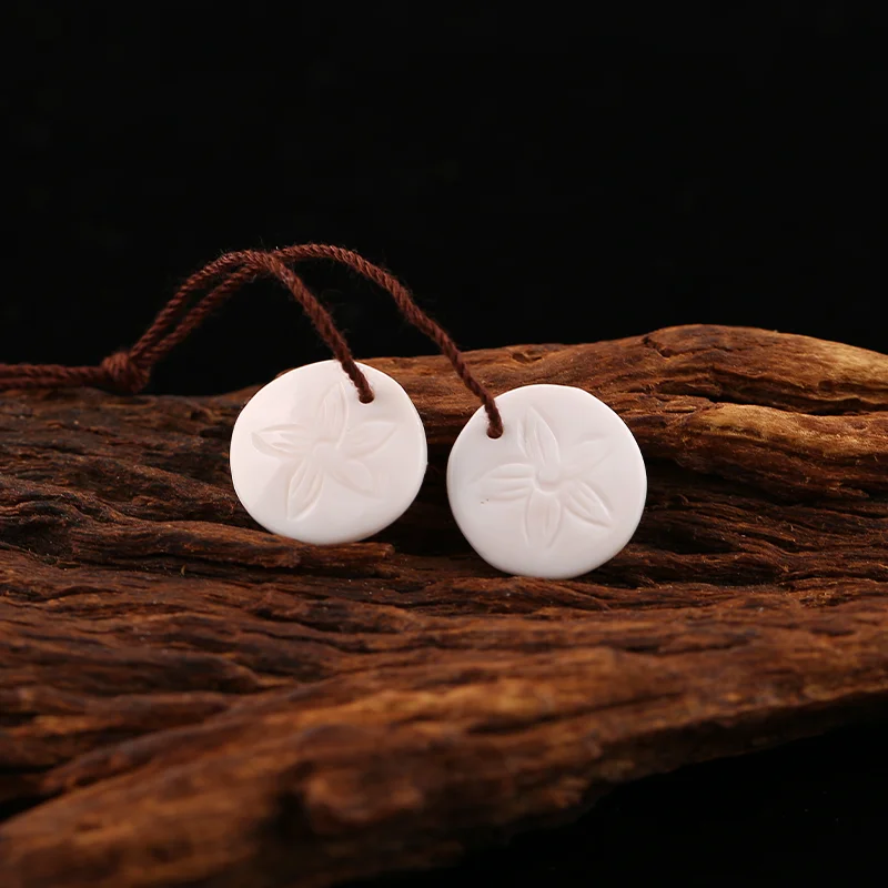 B&F White Jade Earring Beads for Jewelry Making, Handmade Natural stones beads, Stones for jewelry Making Supplies