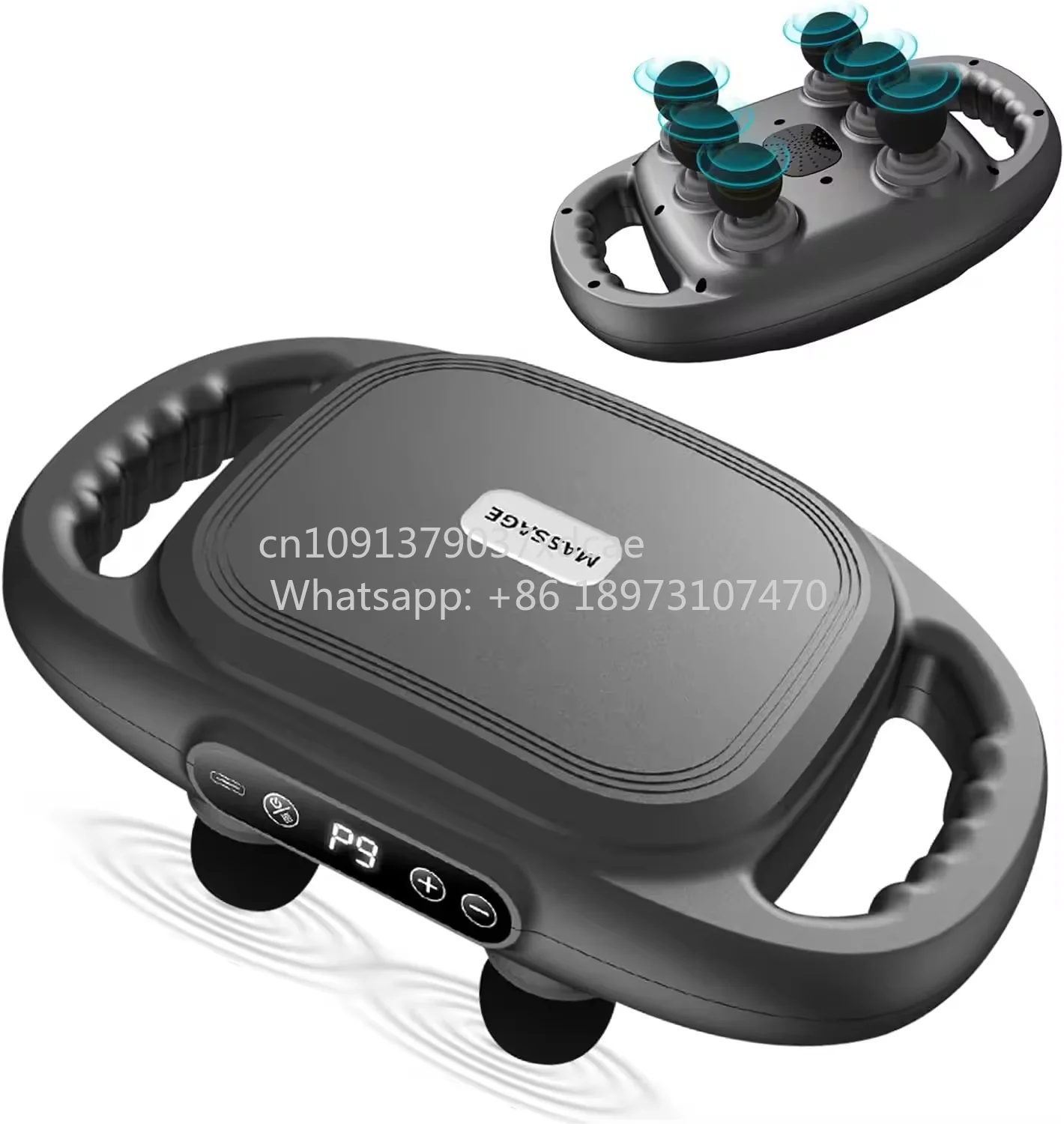 Deep Tissue Vibration Massage . Six Head Fascia . Deep Tissue Percussion Muscle Body Therapy Massage . Body Pain Relief