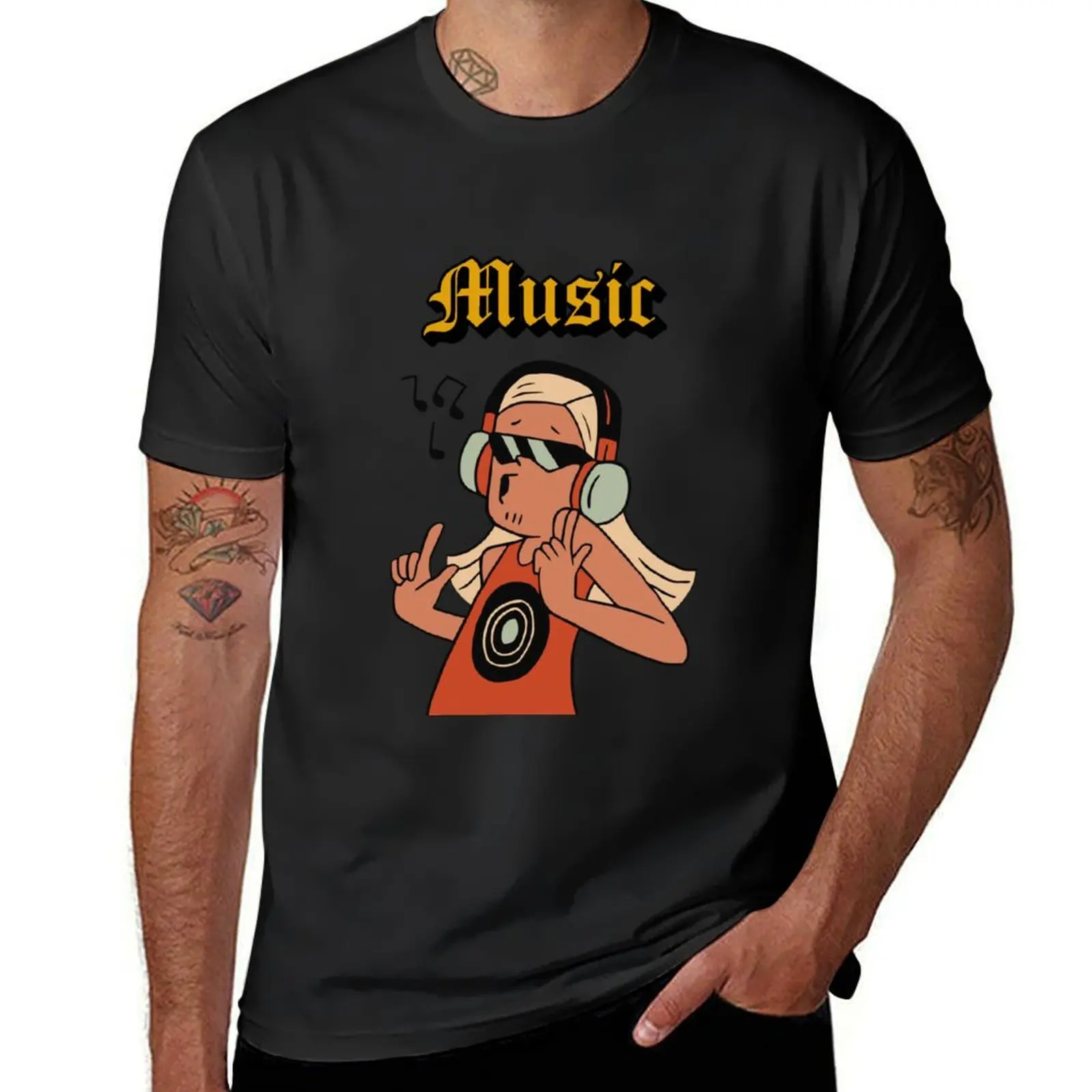 Exploring the Intersection of Music and Design T-shirt shirts graphic tees customs workout shirts for men