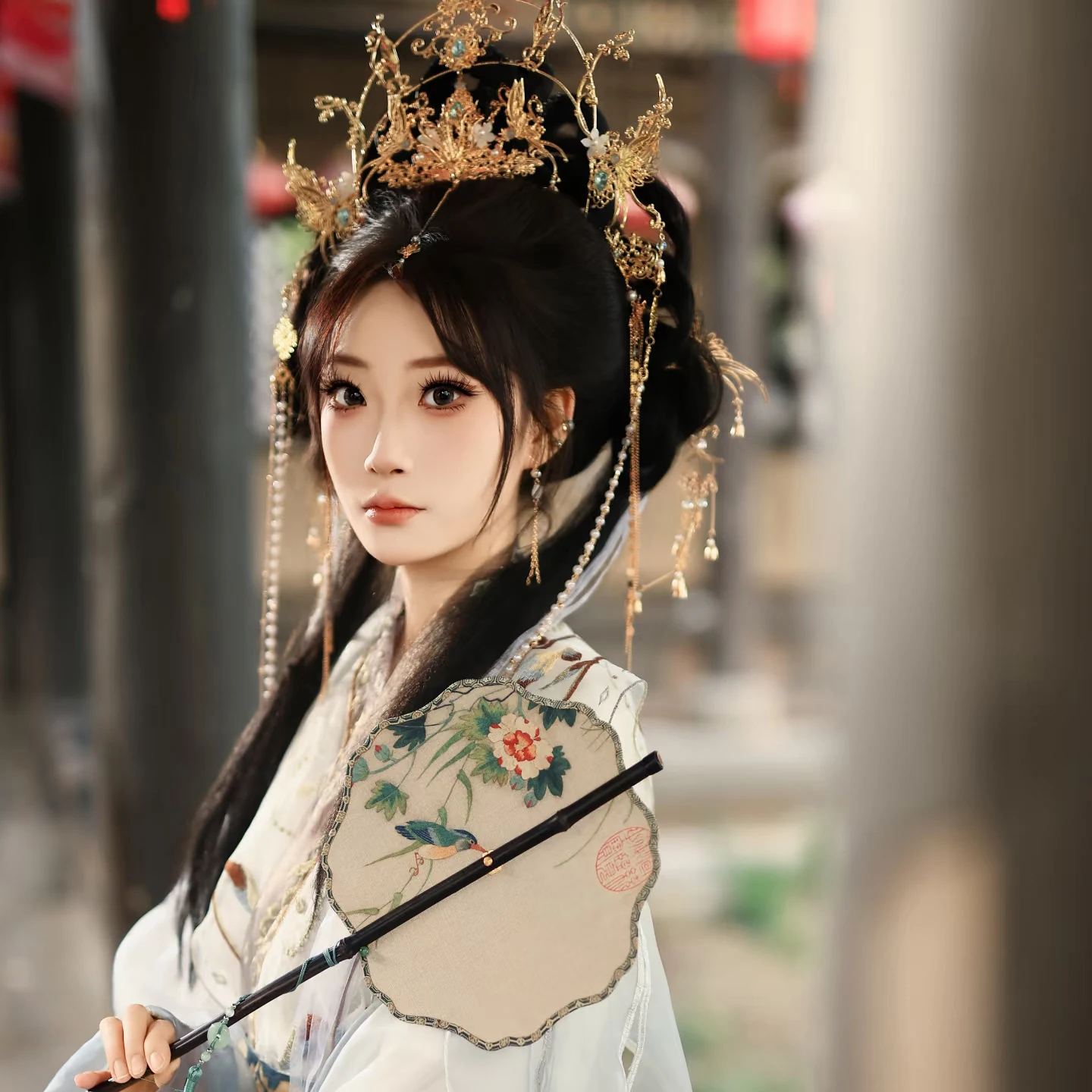 Exotic Style Dunhuang Flying Apsaras Dance Performance Hairwear Set Chinese Traditional Xiuhe Costume Headpiece Accessories