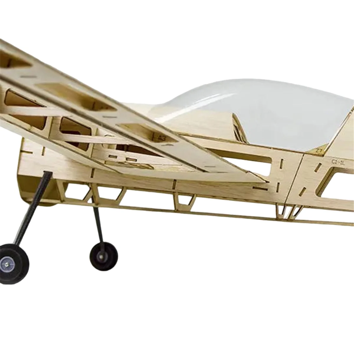 

RC Wood Airplane Extra330 Frame Without Cover Wingspan 1000mm Balsa Wood Model Building Kit