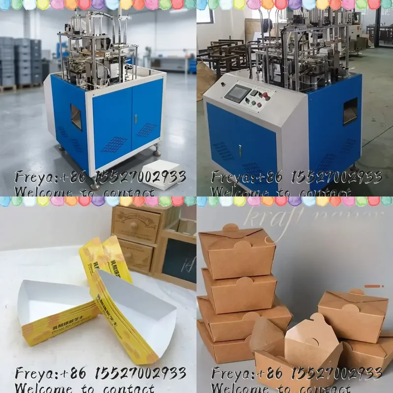 Eco Friendly Disposable Kraft Lunch Box Machine Custom Mold for Salad Steak Picnic Takeaway Paper Tray Production