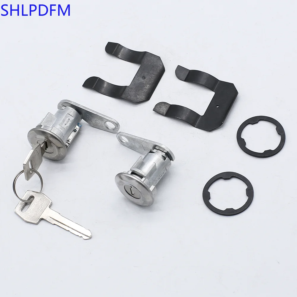 SHLPDFM 1 Pair Car Lockcraft Door Lock Cylinder Set With 2 Keys for Ford 88-91 Mercury 1990