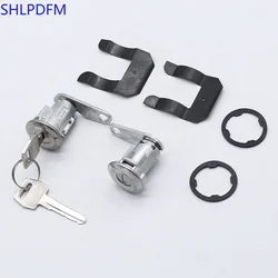 SHLPDFM 1 Pair Car Lockcraft Door Lock Cylinder Set With 2 Keys for Ford 88-91 Mercury 1990