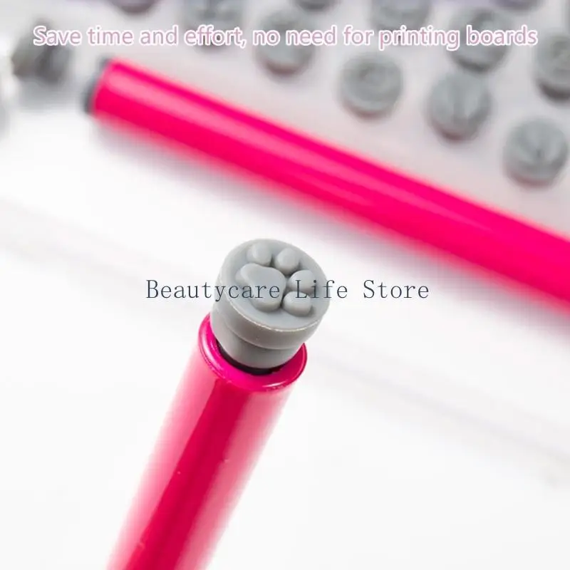 652C 48pieces เล็บศิลปะแสตมป์ซิลิโคนมืออาชีพแสตมป์สำหรับทำเล็บทำเล็บทำเล็บ