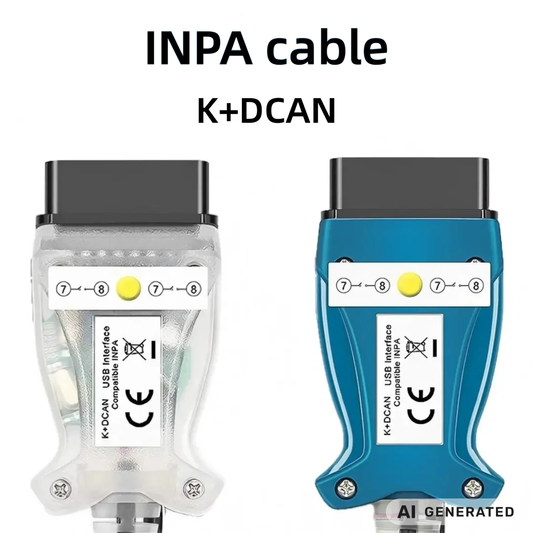 obd2-inpa-k-dcanケーブル（スイッチ付き診断コネクタ）自動車obdiiケーブルカーアダプター、bmw-eシリーズ用オートコーディングツール