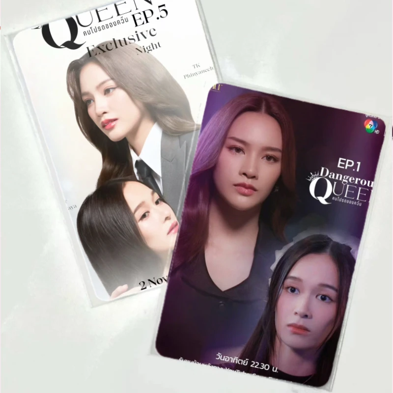 

2 шт./компл. без повторения TKNur Tkphinyanech Nurdesoraya постер тайского телевидения опасная королева драматические стебли фото двусторонние печатные карты