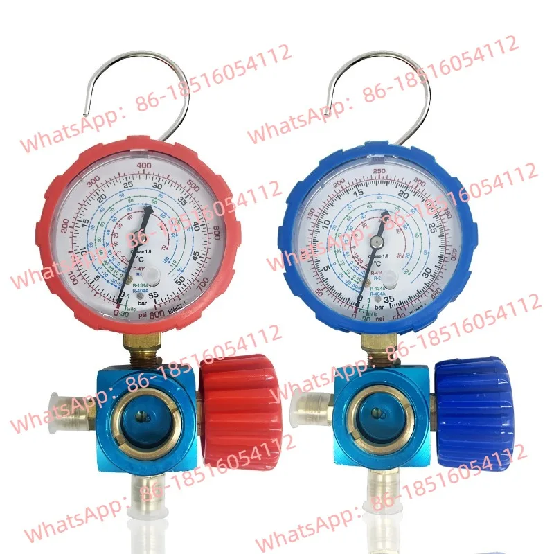 

Медидор Coletor AC Com Vidro De Visão: Ferramenta Refrigerante Alta/baixa Pressão (R22/R410a/R134a/R404a)