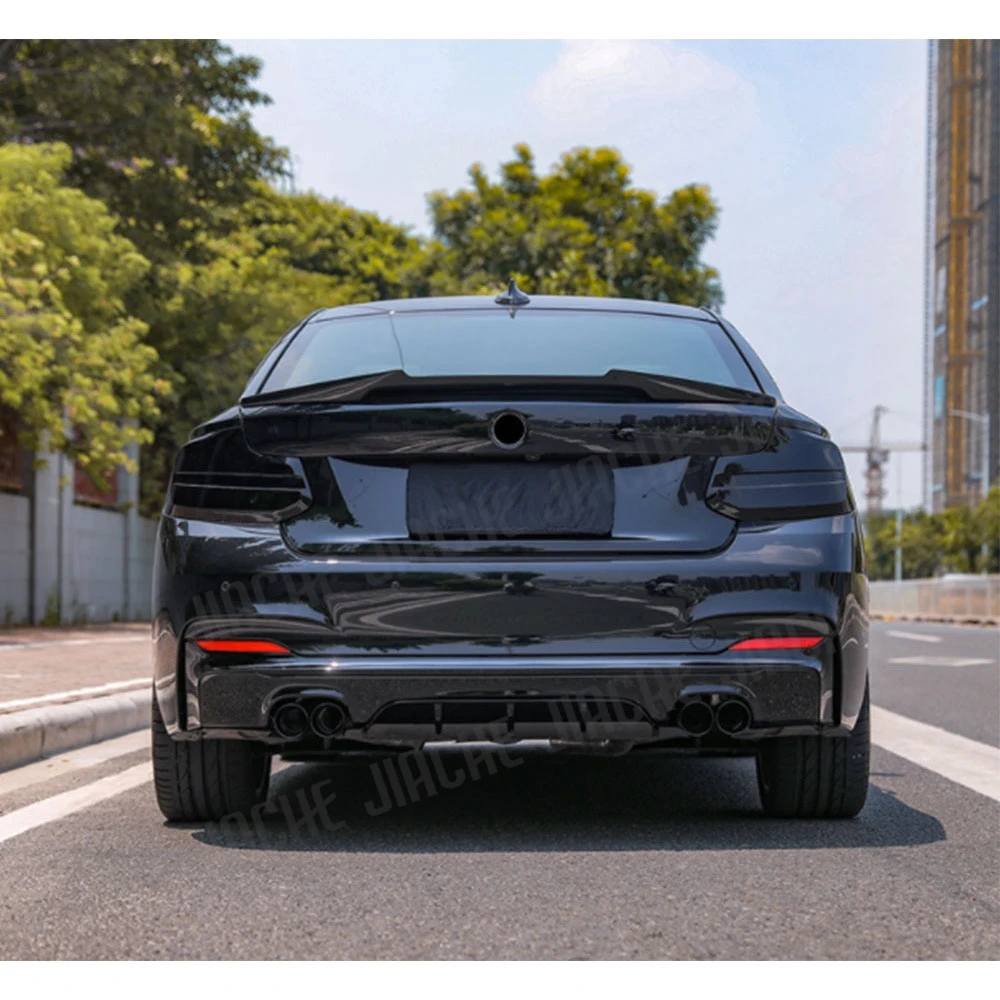 

JCYECF глянцевый черный автомобильный задний бампер, спойлер, диффузор для BMW 2 серии F22 M sport 2014-2017