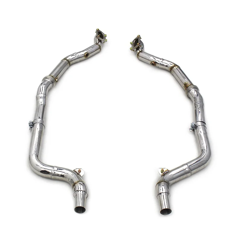 Head Section High flow Pipes Exhaust Pipes branch downpipe Exhaust Pipe with catalyst  For Dodge Challenger 3.6L 