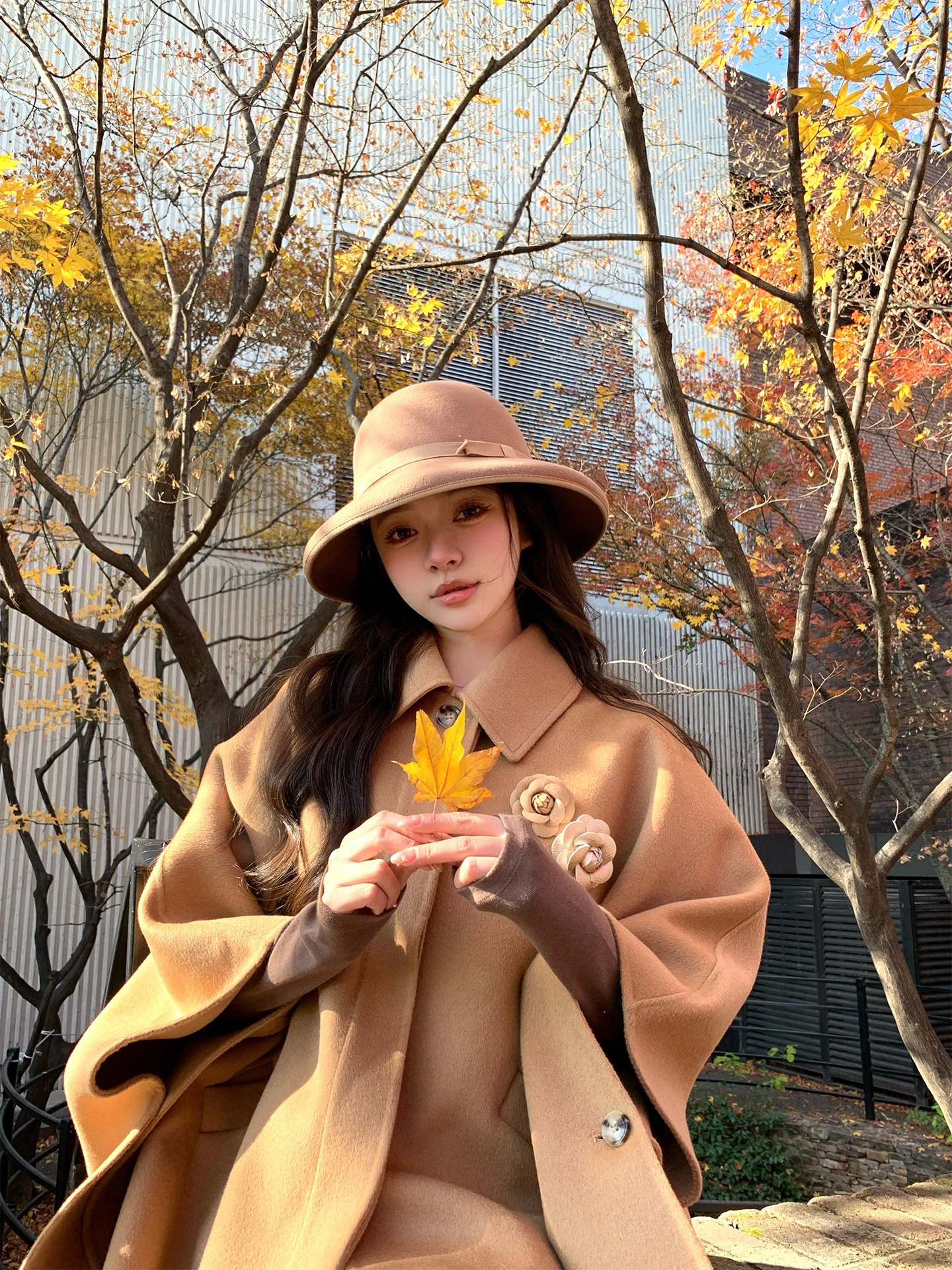 

Двустороннее шерстяное пальто Chen Jin Dublin для женщин, осенне-зимнее, удлиненное, классического кроя, L...