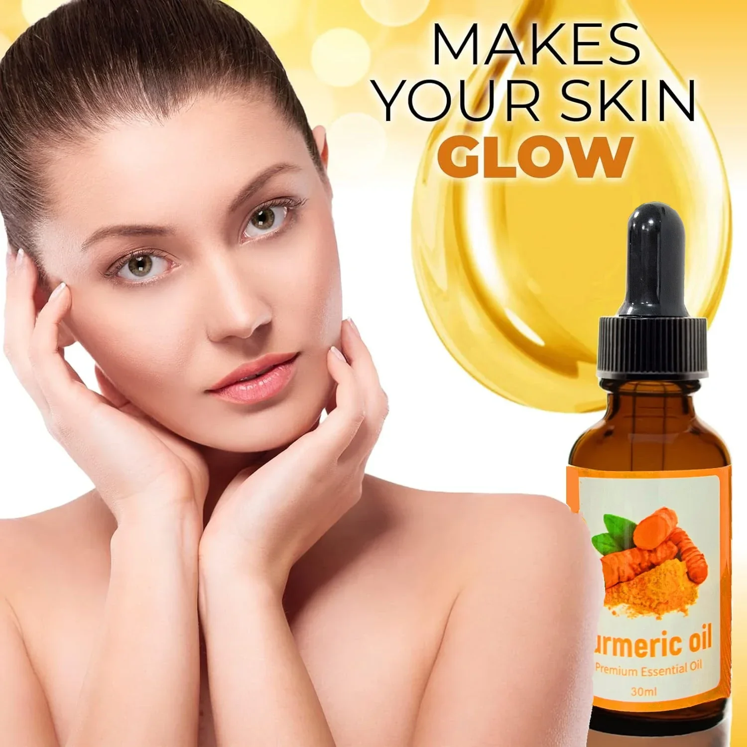 

Turmeric Face Cleansing Oil Lightening Acne Remover Blackhead Oil Control Cleanser Shrink Pores Brighten Moisturizing Skin Care