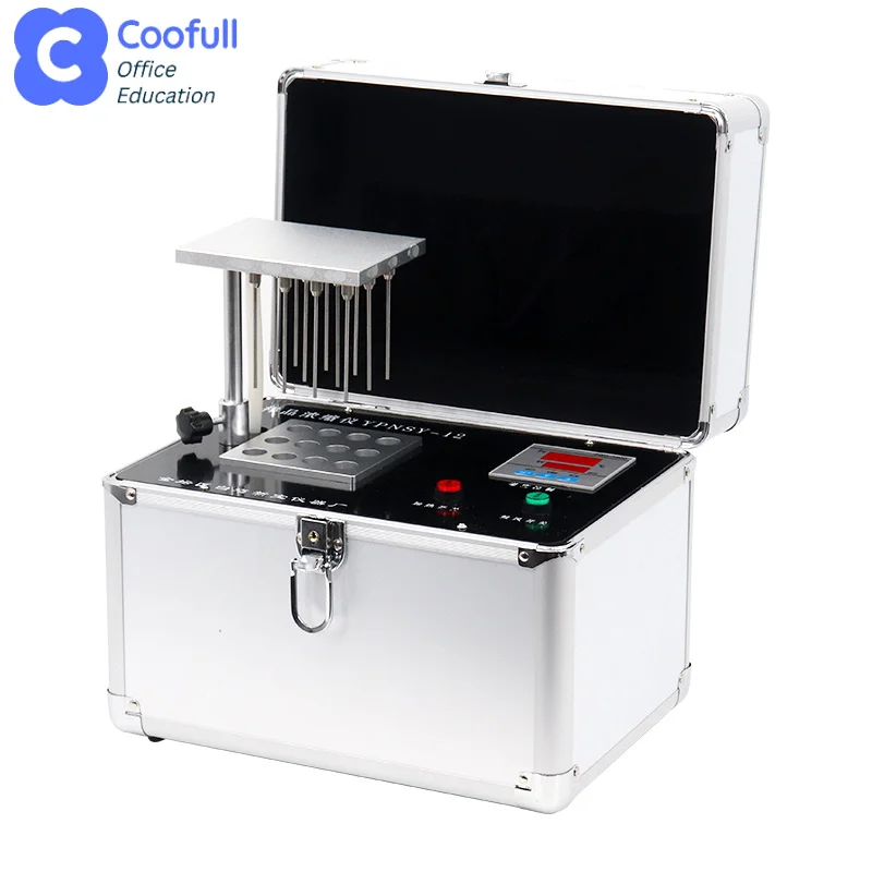COOFULL Automatic Water Bath Sample Concentrator 12 Hole Dry Nitrogen Blower