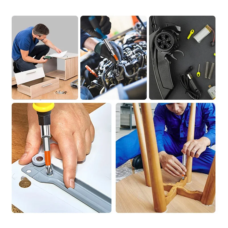 Set di punte per trapano per cacciavite da 35 pezzi Set di chiavi esagonali con punta di perforazione magnetica con custodia inclusa strumento di riparazione multifunzione