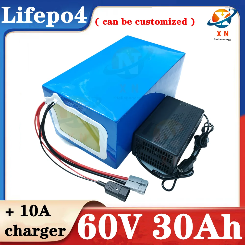 Batterie LiFepo4 72V 100Ah de haute qualité avec BMS puissant pour voiture électrique voiture wait a minute + chargeur 87.6V 1