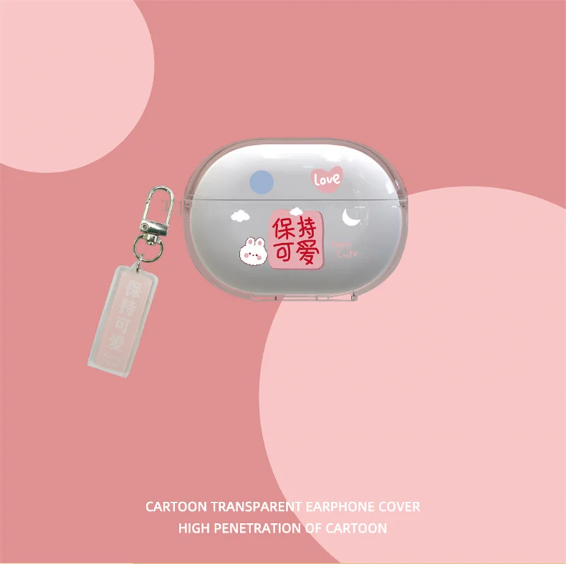 واضح Freebuds Pro 5 غطاء لهواوي Freebuds Pro5 حافظة الكرتون الصينية ديكور لهواوي براعم برو 5 حافظة براعم مجانية Funda #6