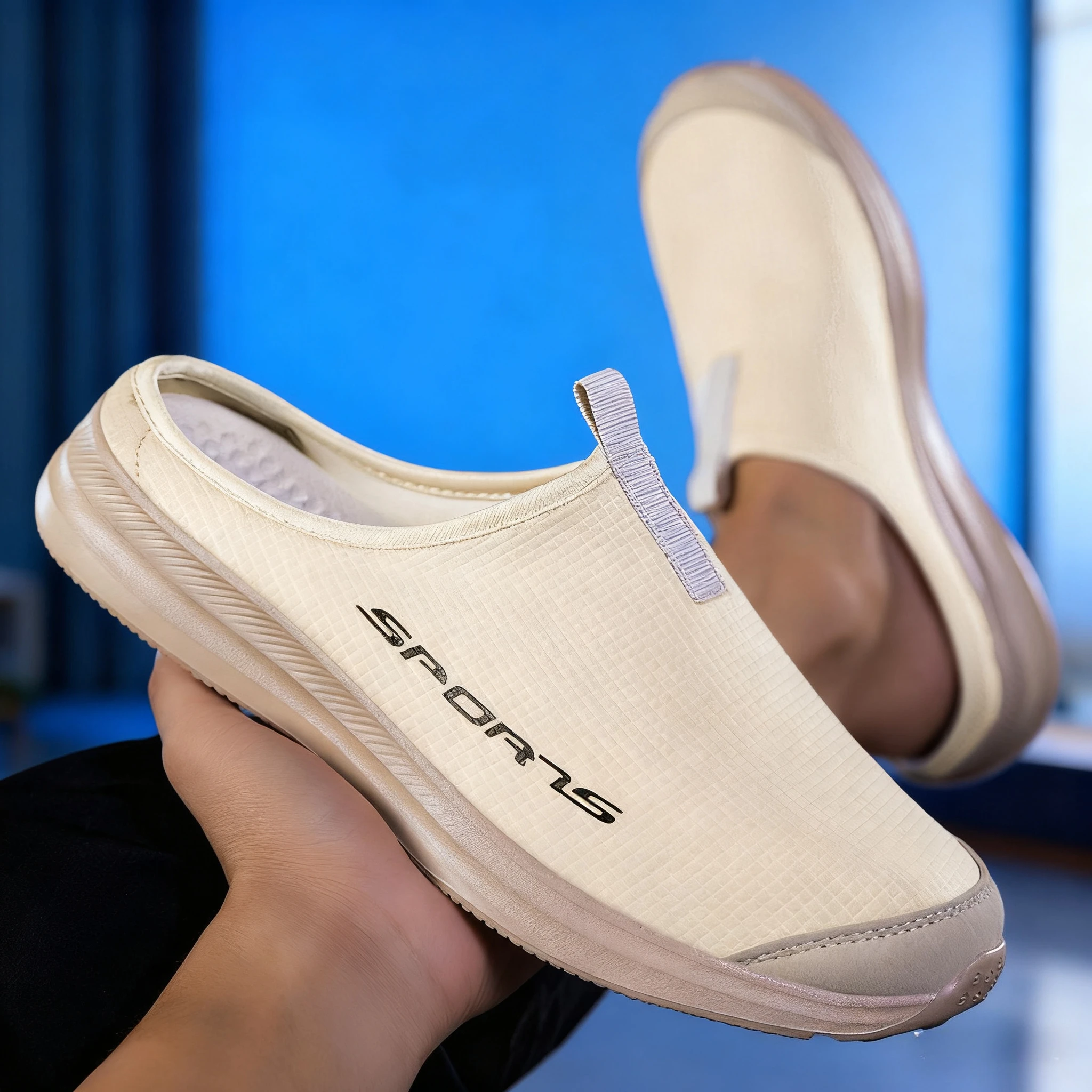 

Flat Shoes, Women's Autumn Shoes Breathable Mesh Slippers Barefoot Men's Platform Outdoor Comfortable Walking and Hiking Shoes