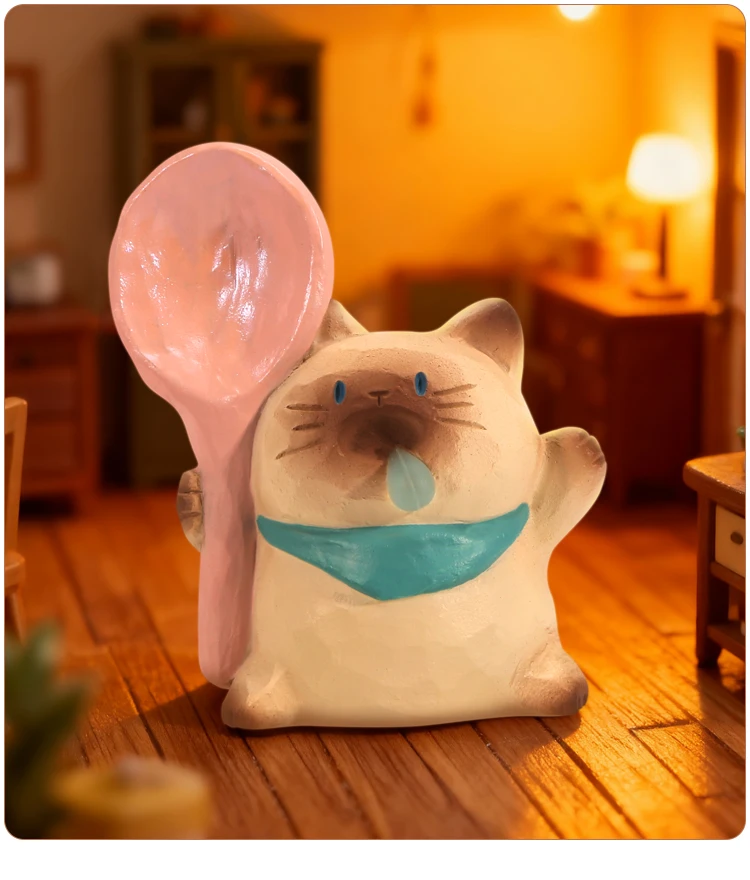 【Bestseller】Kitten Pai begleitende tägliche Serie, Dekoration, Blindbox, niedliche Mini-Puppe, Desktop-Cartoon-Ornament, Überraschungsgeschenke – Detail 17