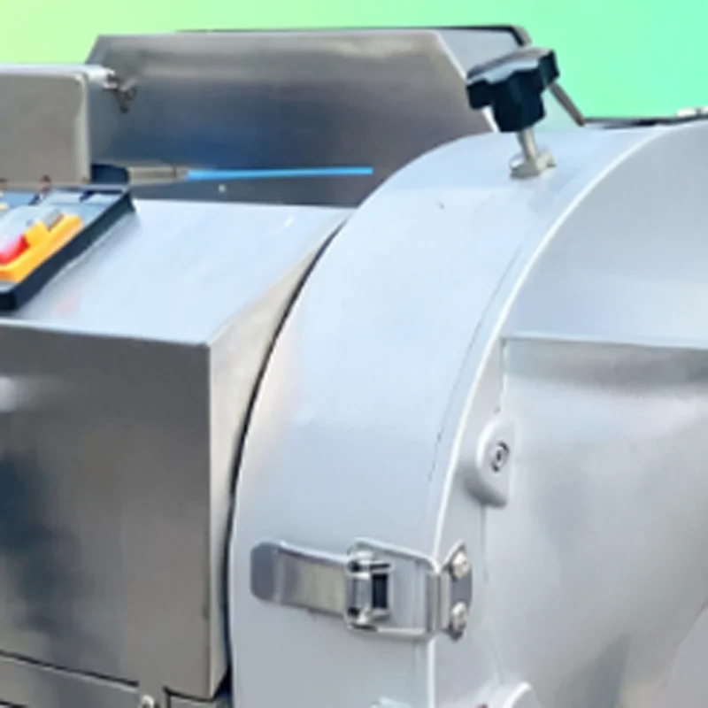 Commercial 220V Electric Vegetable Cutter Multi-Function Automatic Slicing Dicing Equipment for Canteen Use