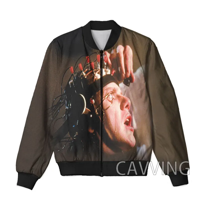 CAVVING 3D Printed  Movie A Clockwork Orange  Zipper Bomber Jackets Men Overcoat Mens Coat Zip Up Jackets for Women/Men   Z01