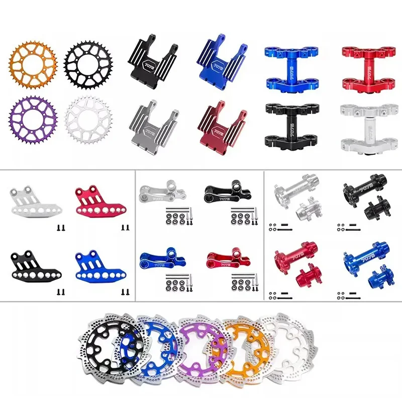 LOSI 1/4 Promoto-MX Motorcycle 36T Gear Shock Plate/Wheel Axle/Faucet Seat Connector/Servo Bracket/Calliper Chain Drag Brack Pad