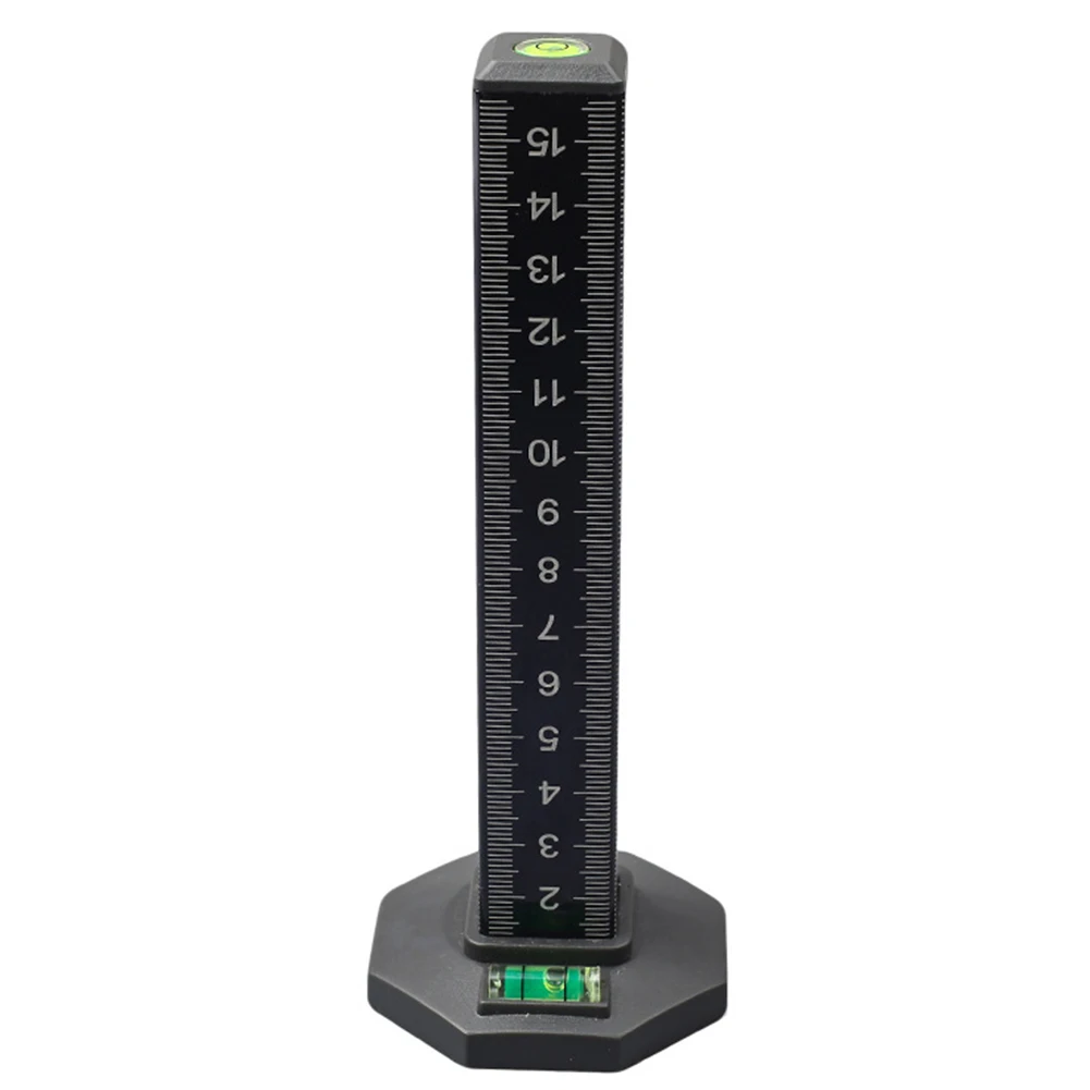 Metal Leveling Ruler 0-15cm Magnetic Wall Lay Horizontal Positioning Graduated Scale Floor Tool For For Tile Laying Construction
