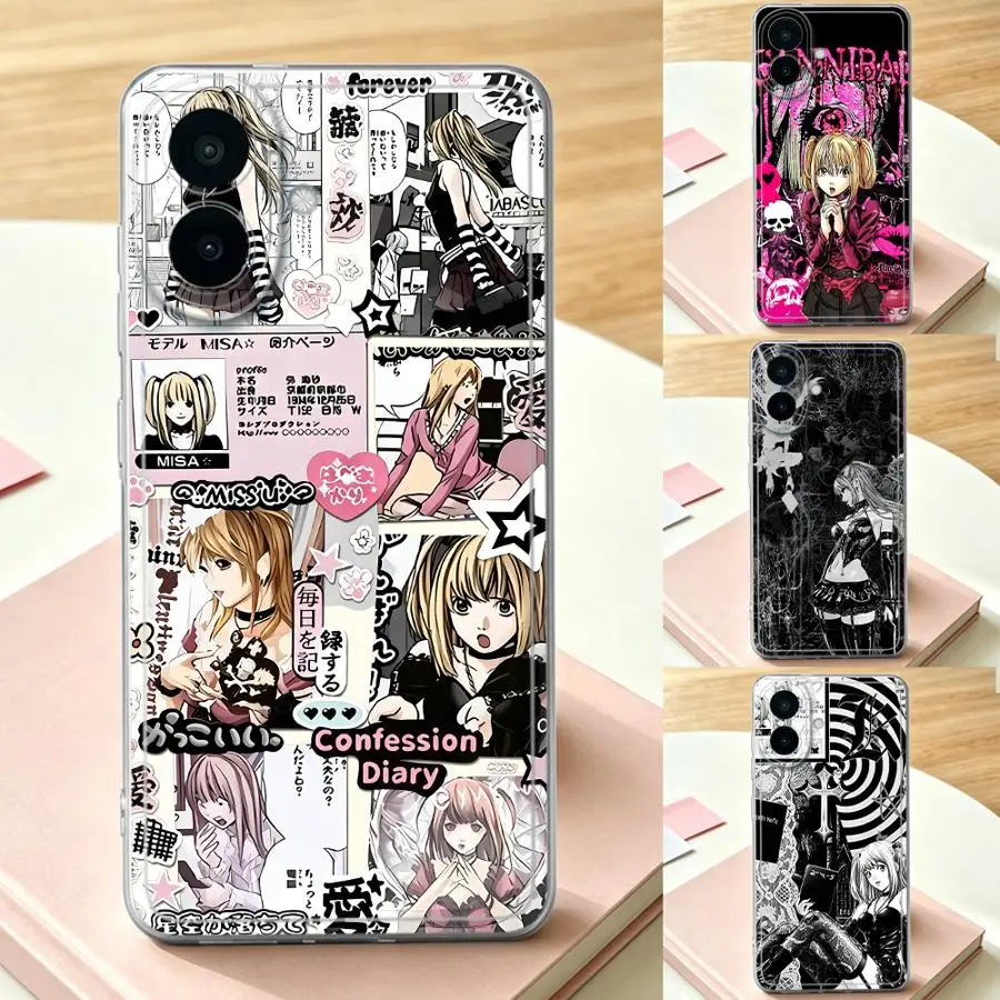 Anime Cute DEATH NOTE Case for Samsung Galaxy A14 A16 A25 A57 A26 A24 A56 A27 A36 A13 A55 A23 A52 A31 A54 A15 A34 A35 A33 A52