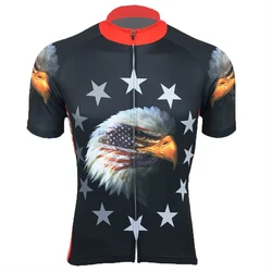Summer Men's Short Sleeve Breathable Jerseys Quick Dry Pro Team MTB Road Bike Shirts Sport