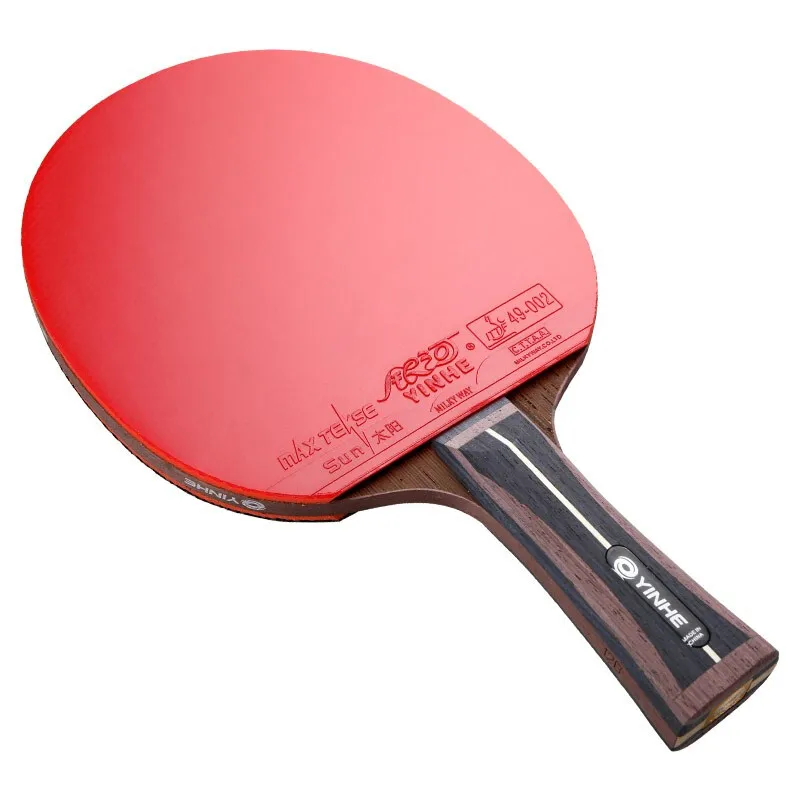 YINHE 12 estrelas raquete galáxia arbalest esponja carbono ataque rápido loop raquetes de tênis de mesa ping pong bat