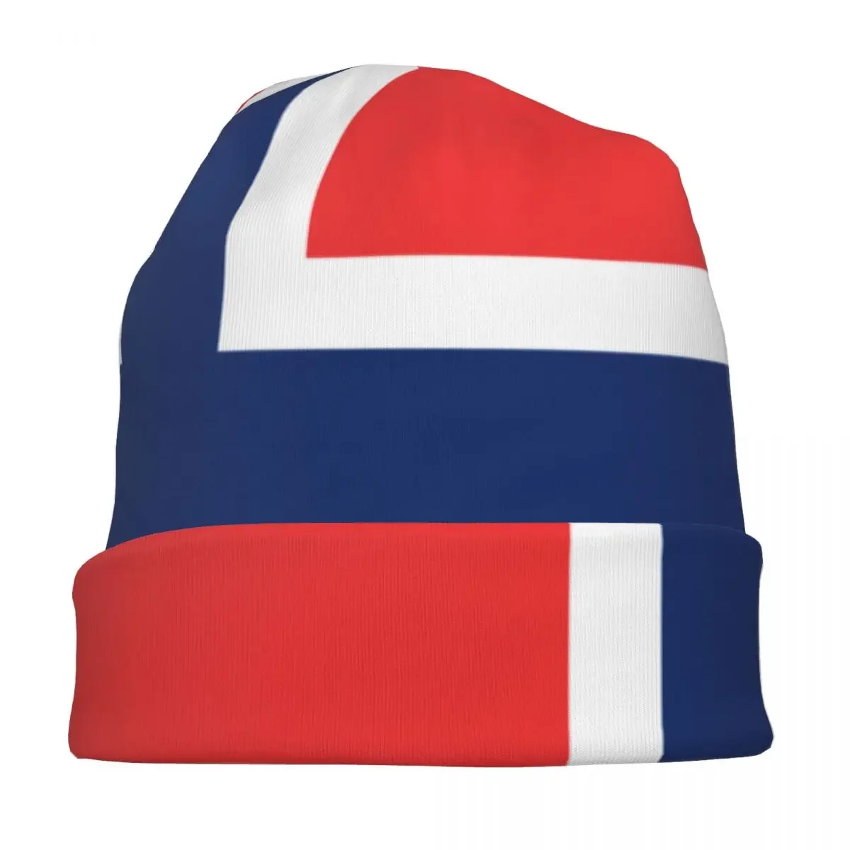 Norwegian Flag Skullies Beanies Hat Hip Hop Unisex Street Caps Warm Head Wrap Bonnet Knitting Hats