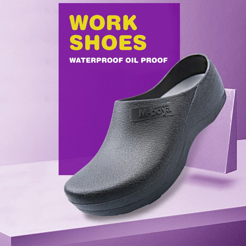 

Женская и мужская хирургическая защитная обувь, устойчивая к проколам защитная обувь для чистки, нескользящая обувь для шеф-повара, непромокаемые сапоги для сада и двора S076