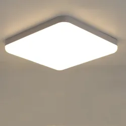 正方形のLED天井ランプ,家庭用照明,部屋,廊下,廊下,220v,110v,18w,24w,48w