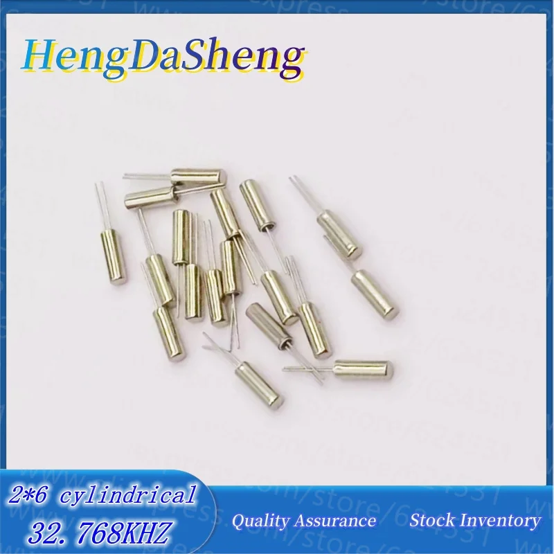 

20Pcs/Lot 2*6 Cylindrical Crystal Oscillator 2X6 VT-200F 32.768KHZ 12.5PF 10PPM JU-206 High Quality