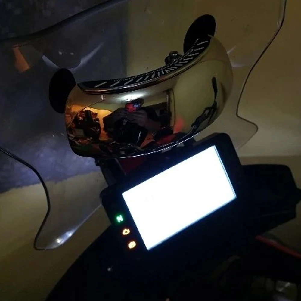 2025 2024 2023 2022 2021 للرياضي S 1250 RH1250S الزجاج الأمامي 180 درجة المجسم زاوية واسعة مرآة الرؤية الخلفية للدراجات النارية