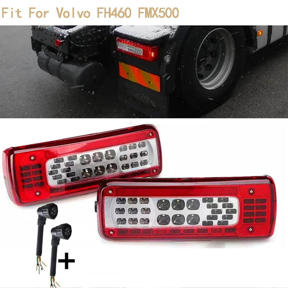 

1 шт. левый и правый светодиодный задний фонарь 24 В для грузовика Volvo FMX 500 для Renault светодиодный задний фонарь OEM 82483074 82483073 2173529 21735299