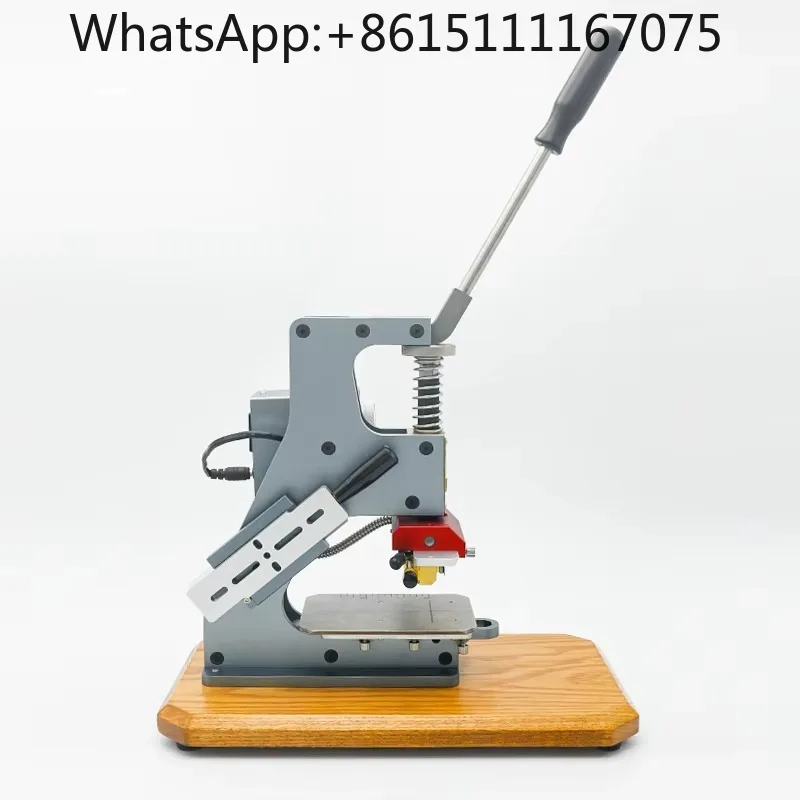 Digital Hot Foil Stamping Press Machine, Gold Logo Embossing for Leather Tags Paper Cards Pencils Printer