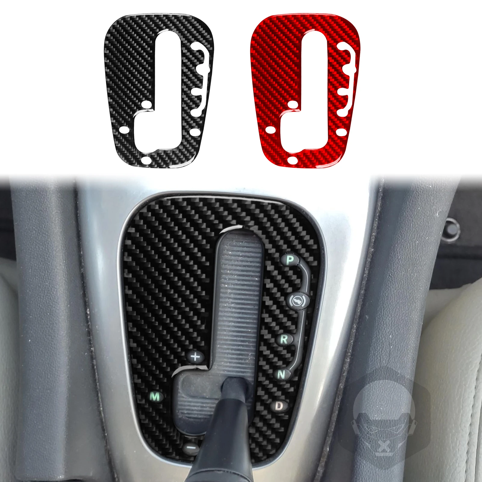 For Saab 9-3 2003—2011 Car Interior Accessories Carbon Fiber Center Console Gear Shifter Display Panel Decal Cover Trim Sticker - view 3